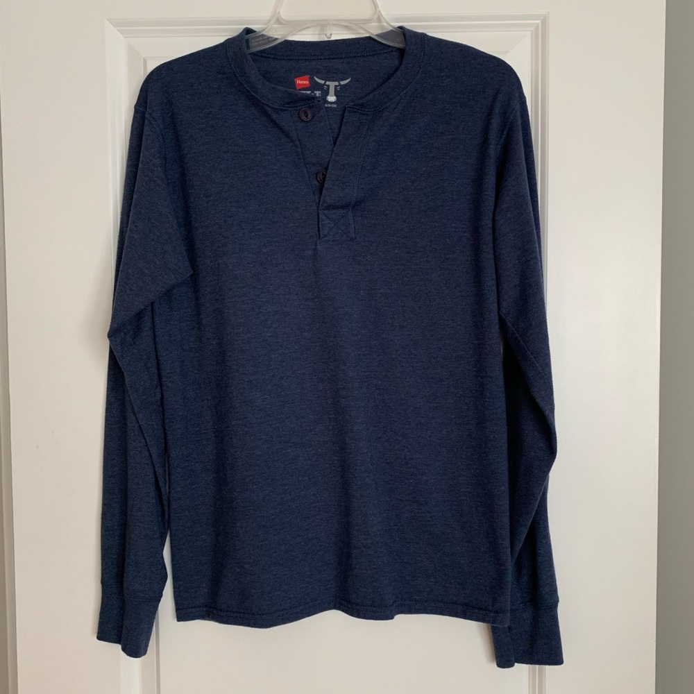 Men’s Hanes Henley Tee